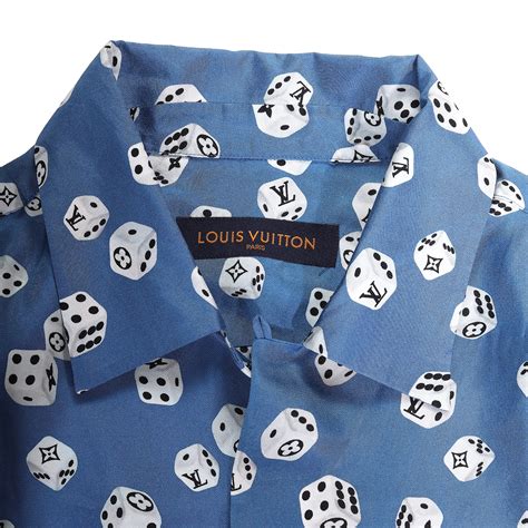 lv dice shirt|Louis Vuitton Silk Monogram Dice Print Shirt .